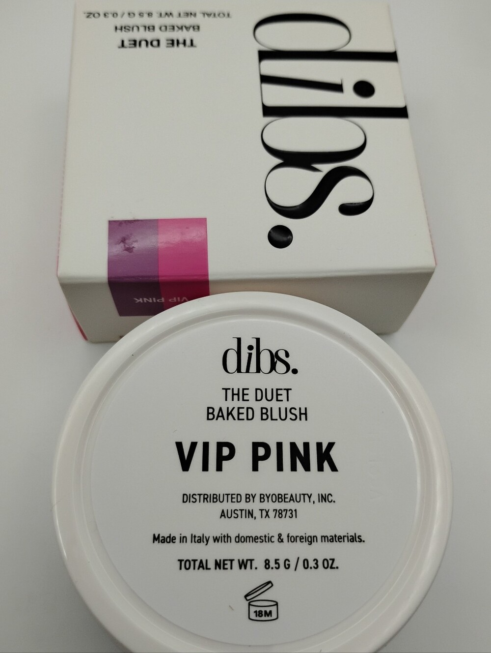 dibs. The Duet Baked Blush Two-Tone VIP Pink BNIB - Picture 4 of 5